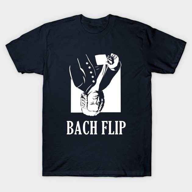 Bach Flip T-Shirt by dumbshirts